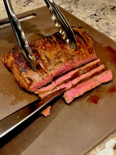 sliced flank steak