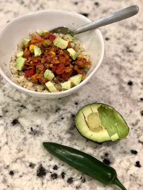 Chipotle Picadillo Topped